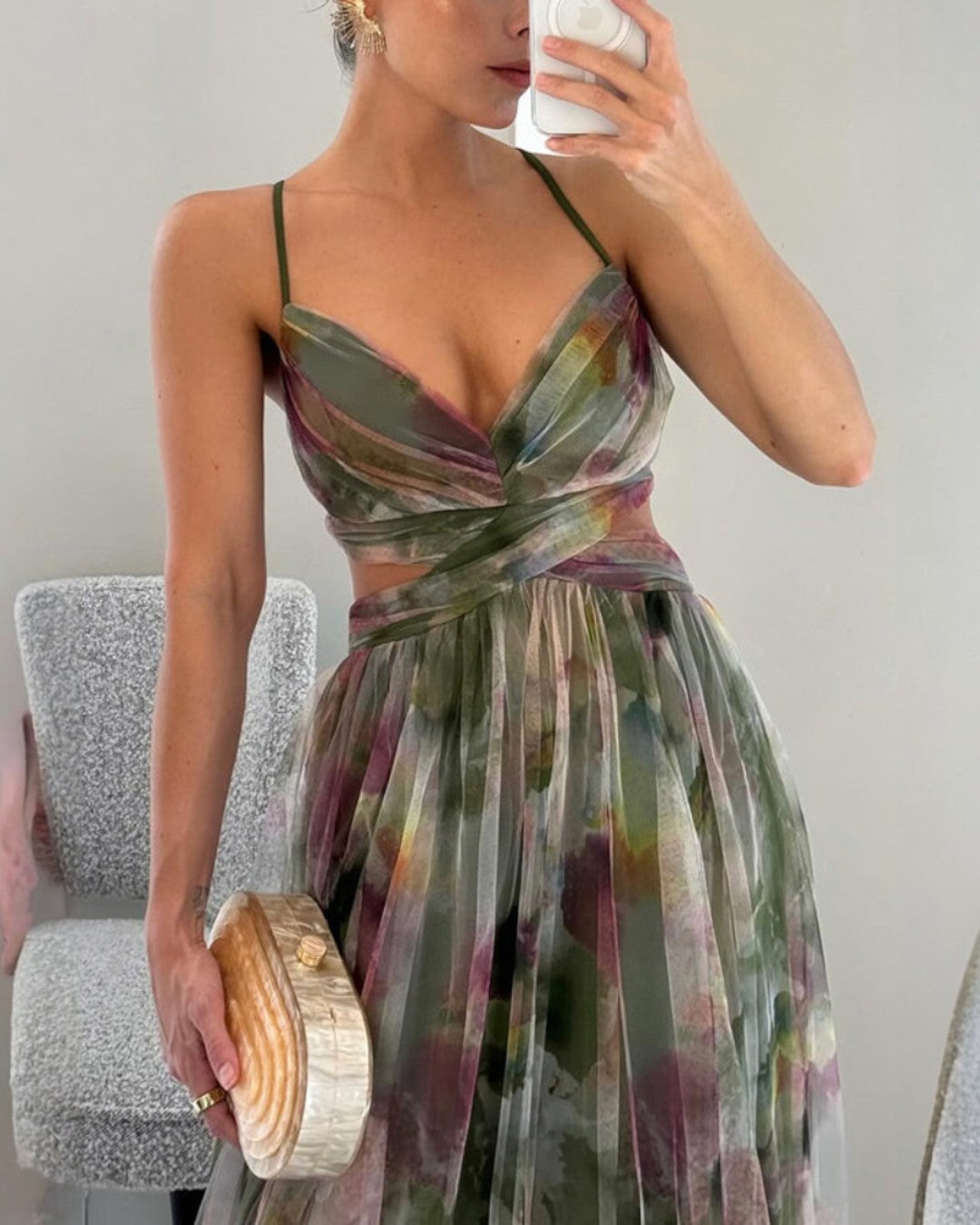 Giselle - Charming Floral Maxi Dress