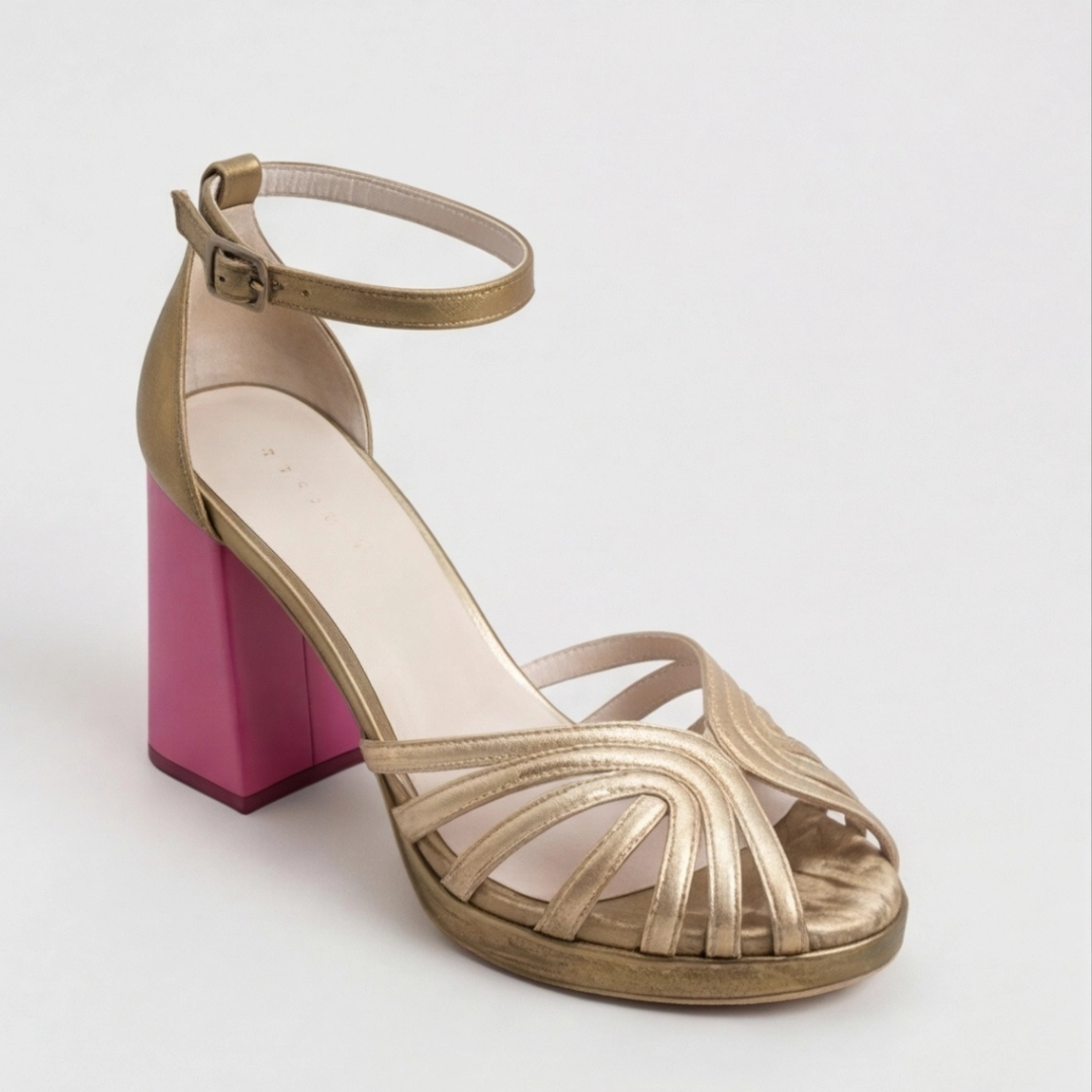 Noelyrah | Gold Block Heel