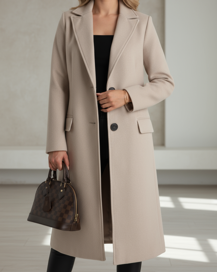 Judith | Sophisticated Long Wool Coat