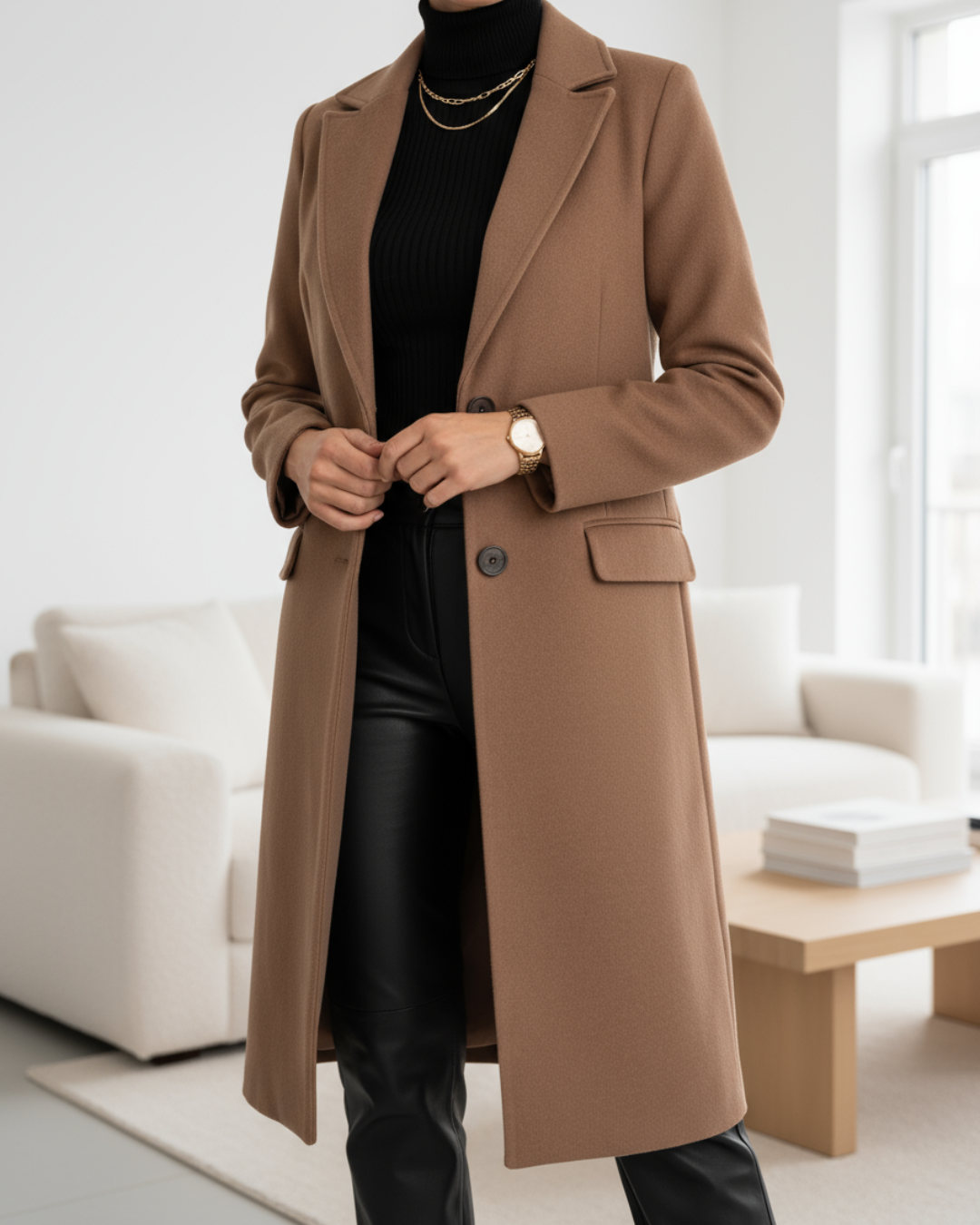 Judith | Sophisticated Long Wool Coat