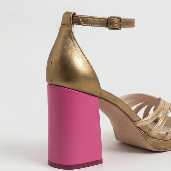 Noelyrah | Gold Block Heel