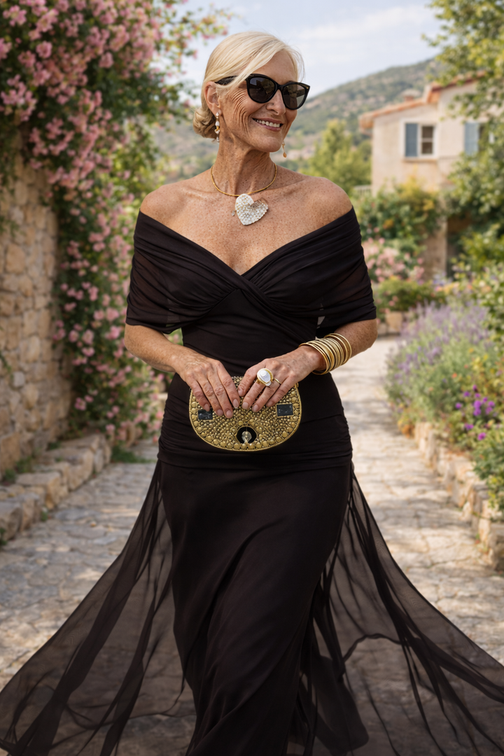 Michelle | Elegant V-Neck Maxi Party Dress
