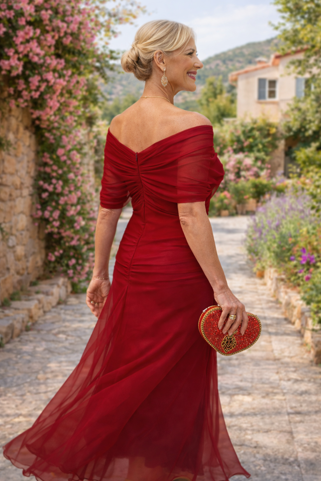 Michelle | Elegant V-Neck Maxi Party Dress