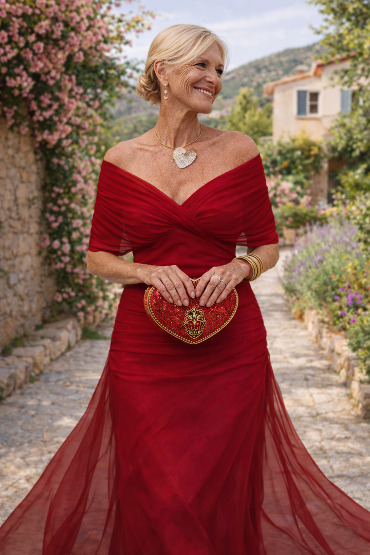 Michelle | Elegant V-Neck Maxi Party Dress