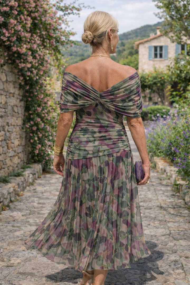 Michelle | Elegant V-Neck Maxi Party Dress