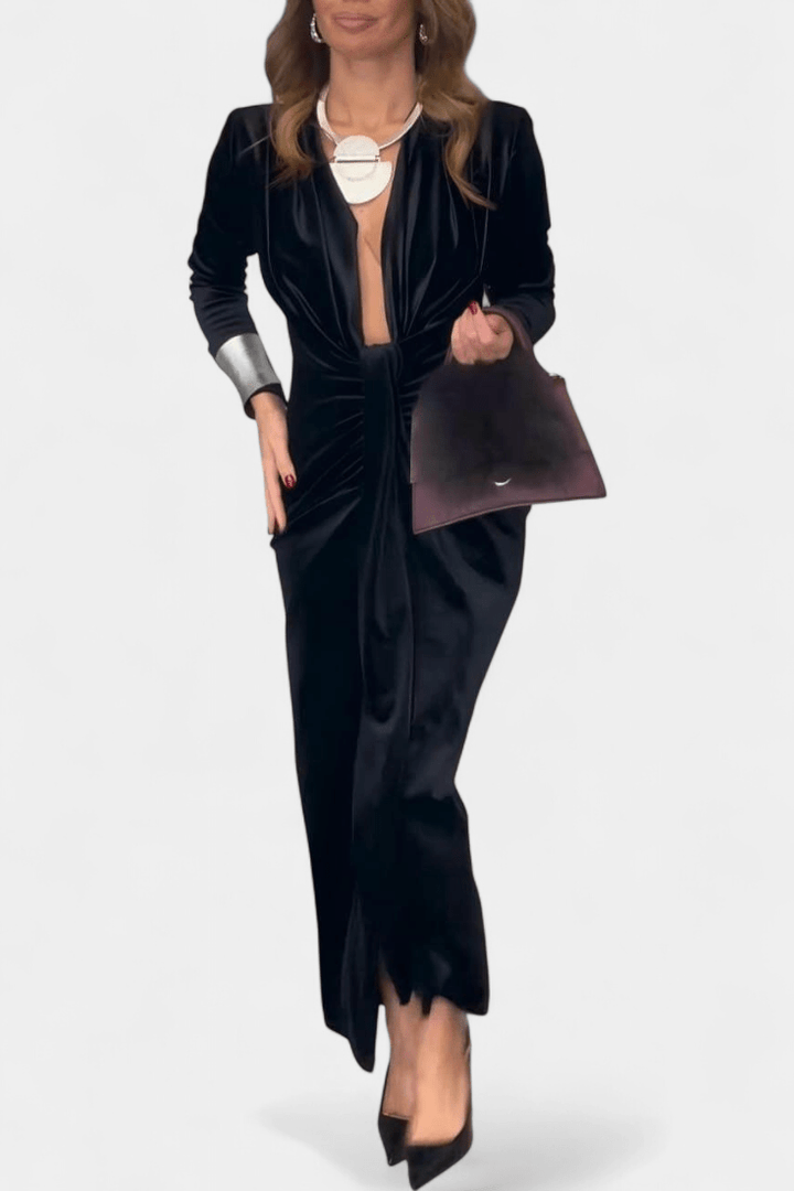 Luna | Velvet Dress