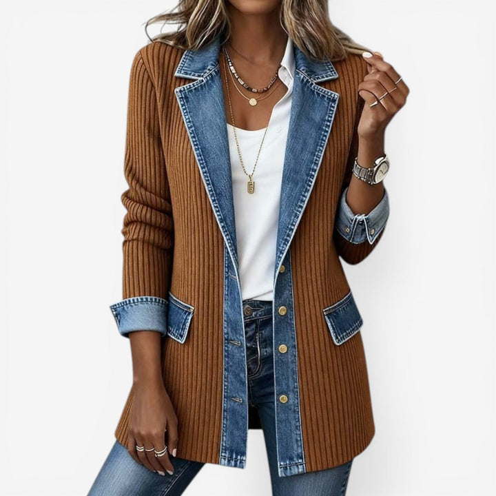Emiliana™ | Mixed Denim Jacket
