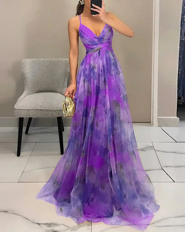 Giselle - Charming Floral Maxi Dress