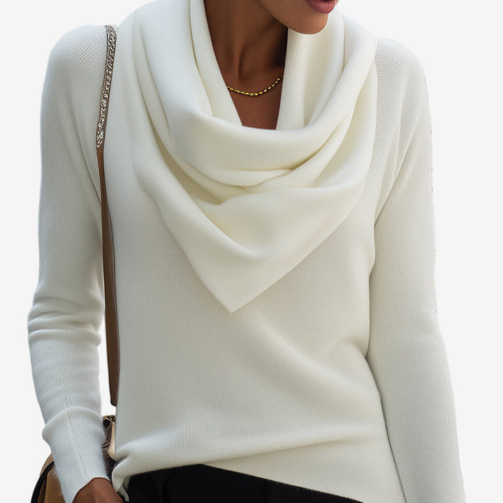 Patricia™ Draped Neck Sweater