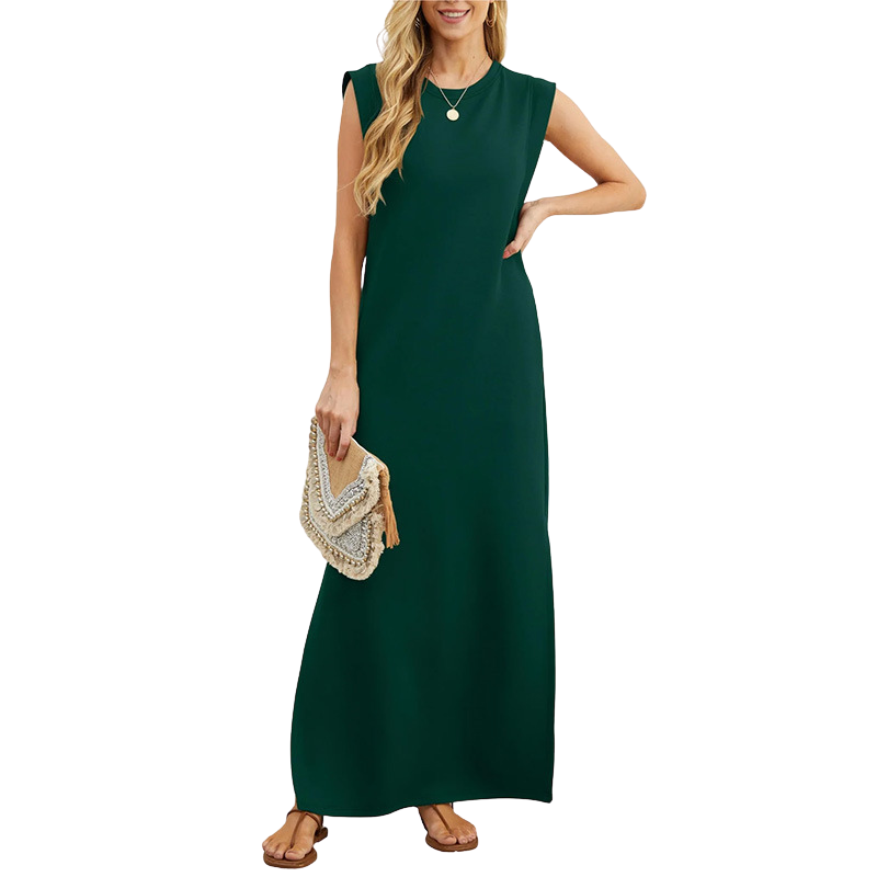 MOANA – Classic Loose Sleeveless Beach Maxi Dress