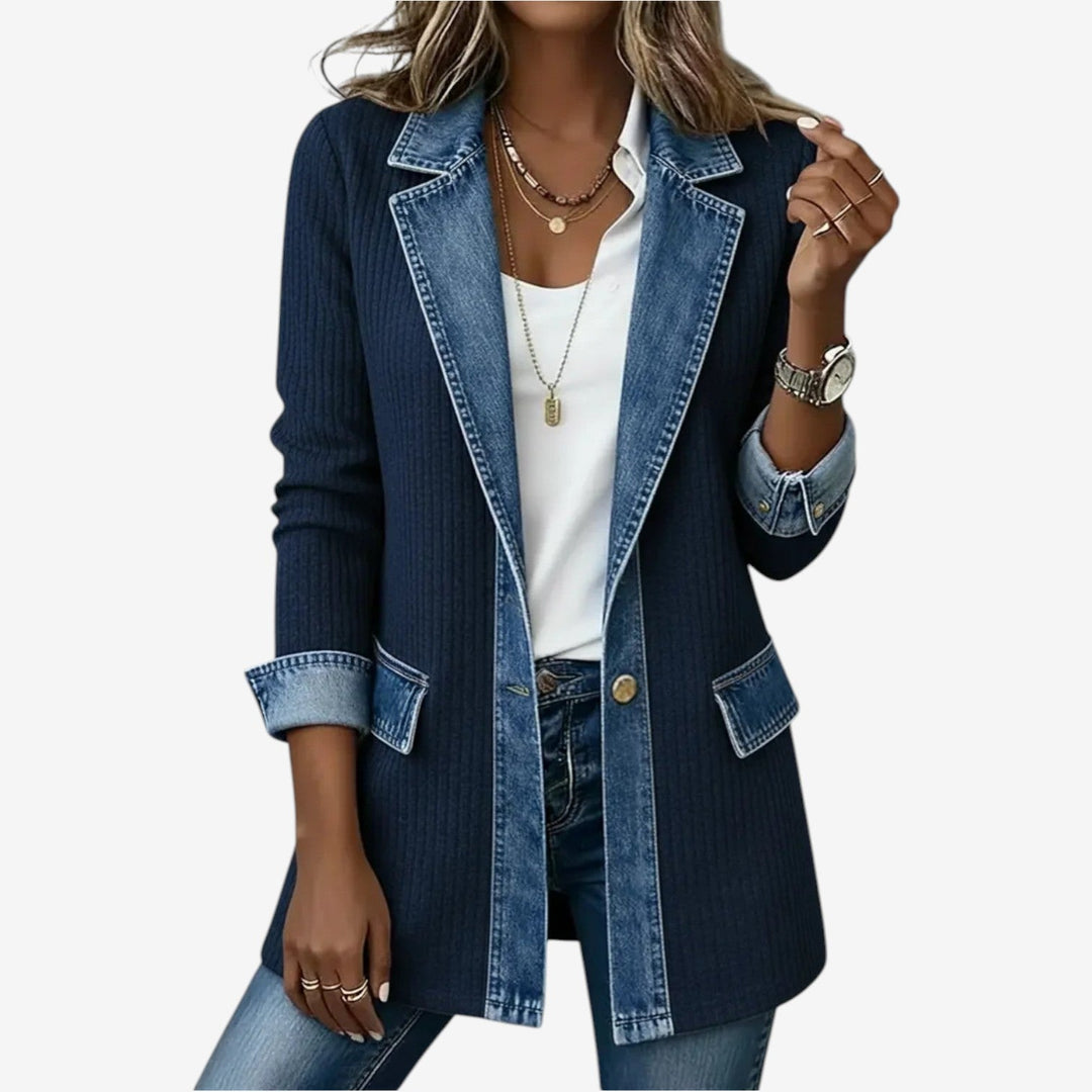 Emiliana™ | Mixed Denim Jacket