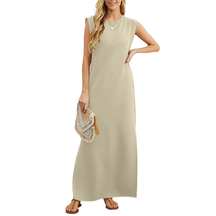 MOANA – Classic Loose Sleeveless Beach Maxi Dress