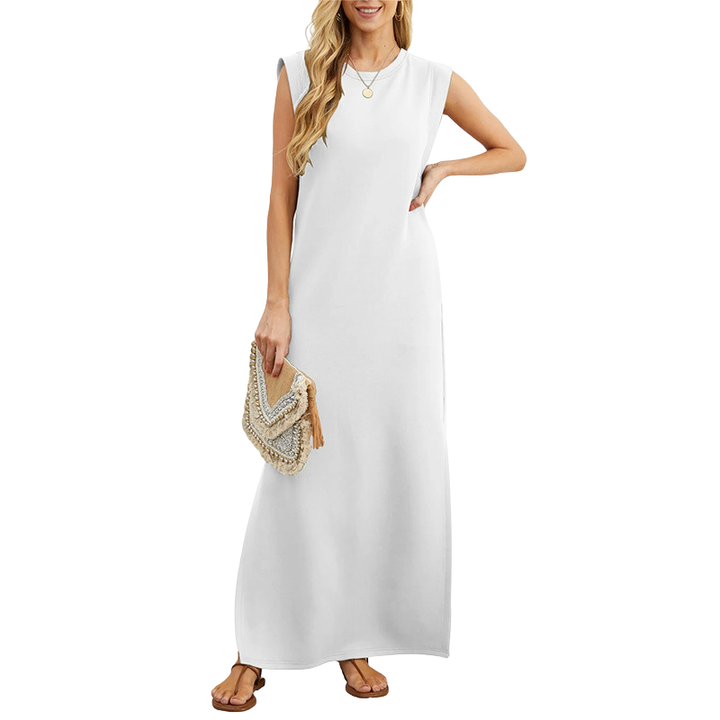 MOANA – Classic Loose Sleeveless Beach Maxi Dress